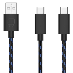 Venom VS5002 PS5 Dual Play & Charge 3m USB Type-C fekete töltőkábel