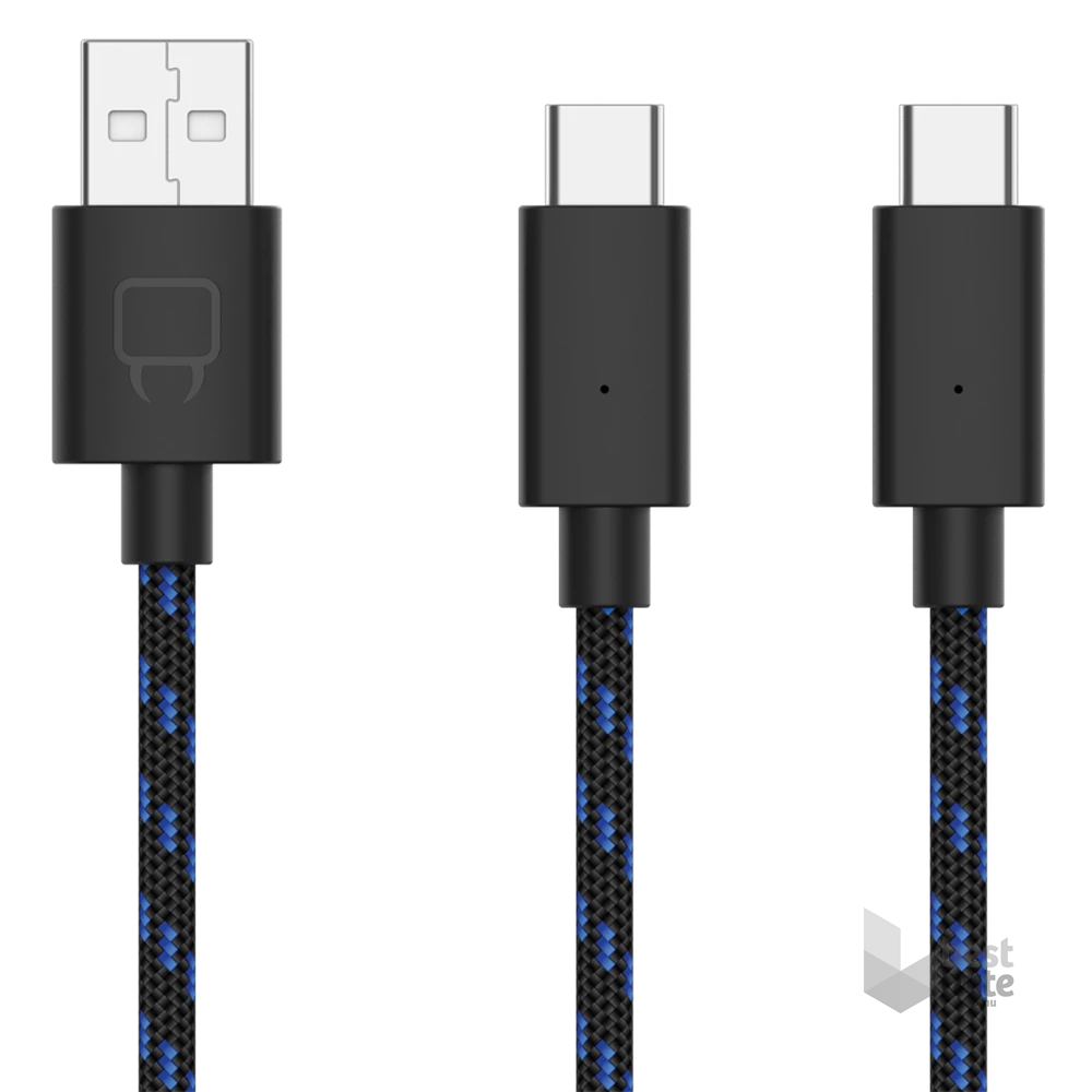 Venom VS5002 PS5 Dual Play & Charge 3m USB Type-C fekete töltőkábel