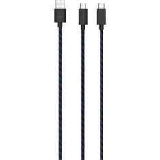 Venom VS5002 PS5 Dual Play & Charge 3m USB Type-C fekete töltőkábel