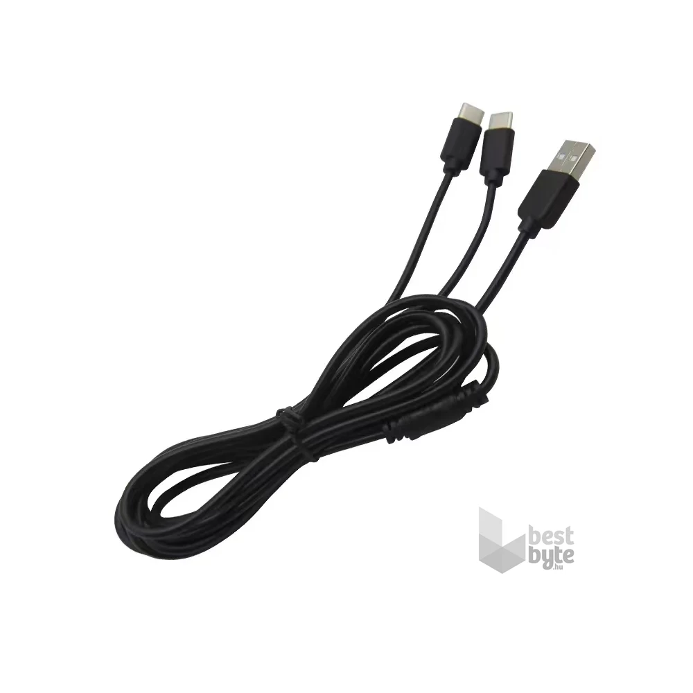 Ventaris C100B PS5/Xbox Series X/S kontrollerhez USB Type-C Dual töltőkábel
