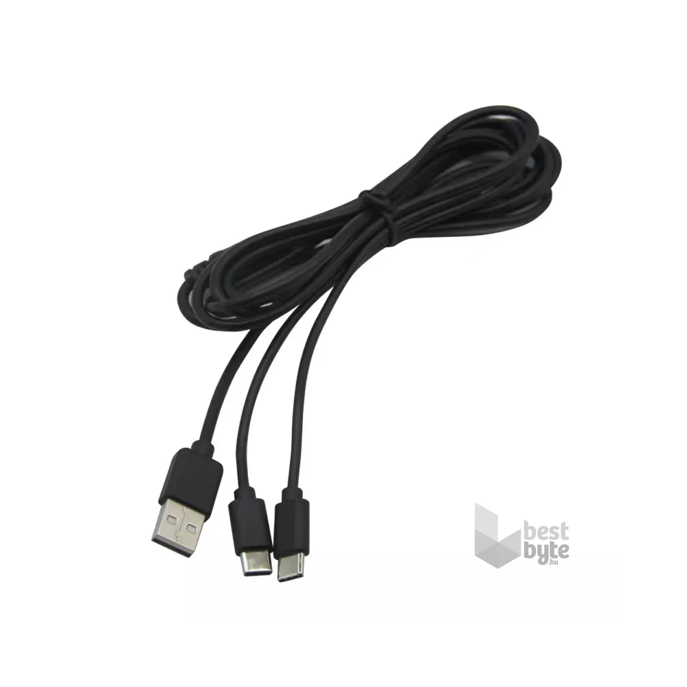 Ventaris C100B PS5/Xbox Series X/S kontrollerhez USB Type-C Dual töltőkábel