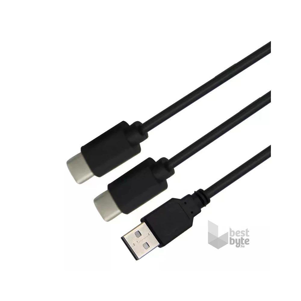 Ventaris C100B PS5/Xbox Series X/S kontrollerhez USB Type-C Dual töltőkábel