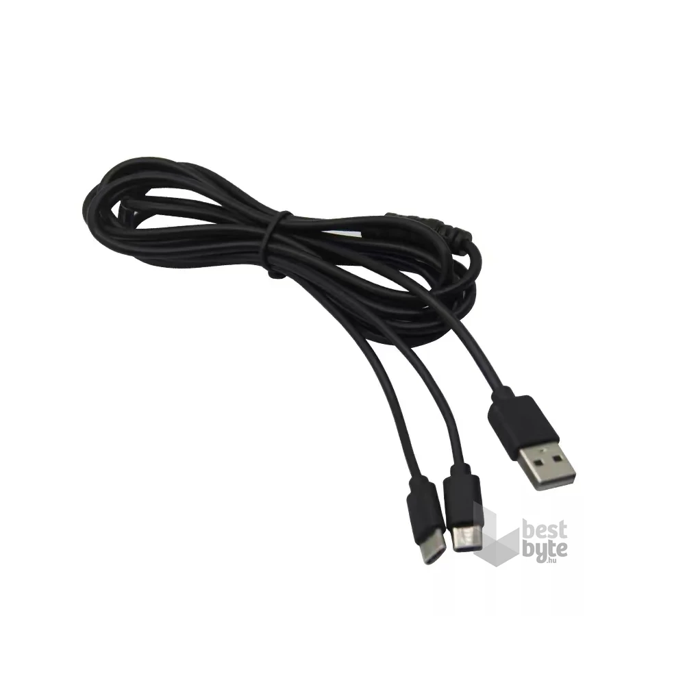 Ventaris C100B PS5/Xbox Series X/S kontrollerhez USB Type-C Dual töltőkábel