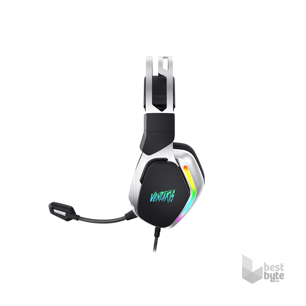 Ventaris H900 RGB 7.1 fekete-ezüst gamer headset