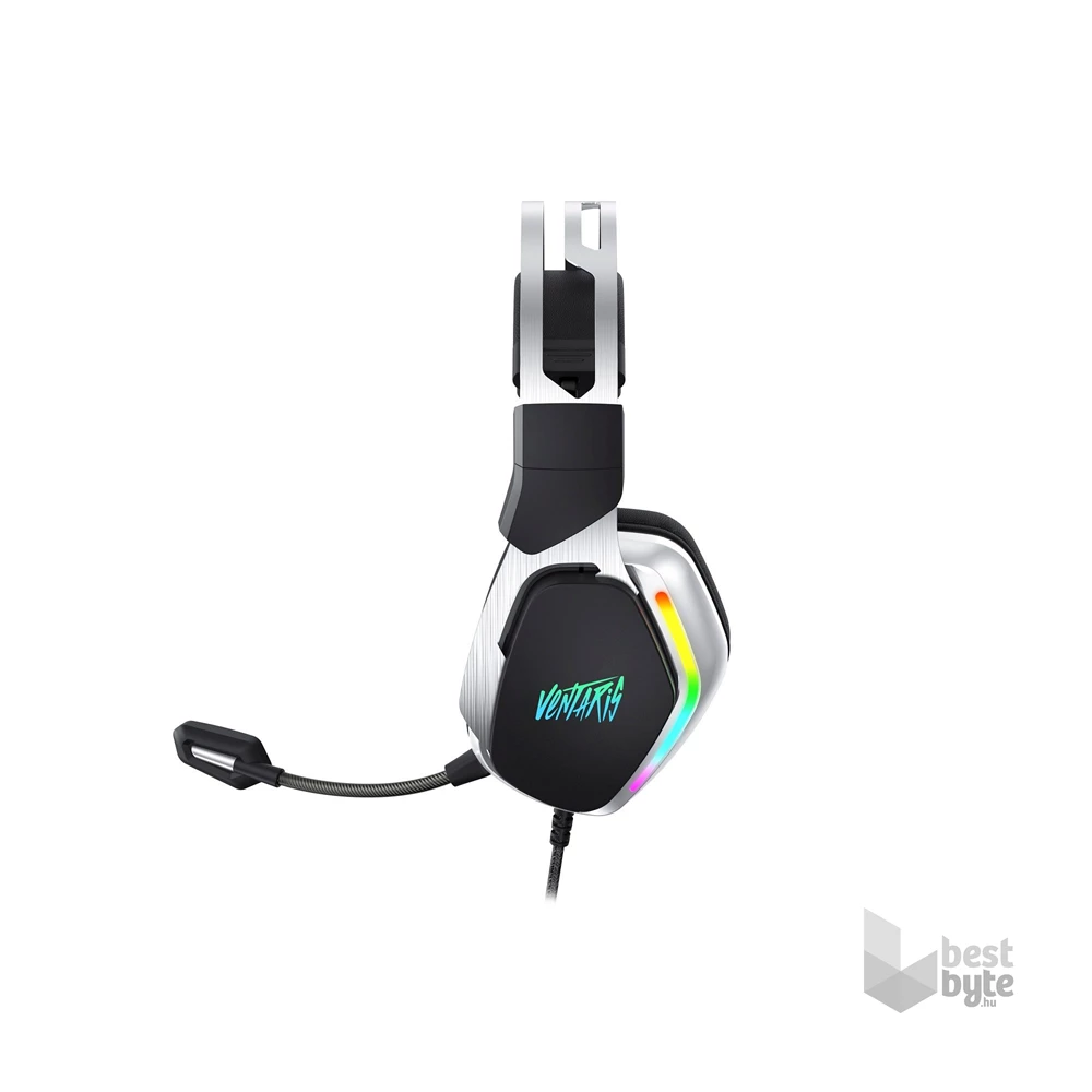 Ventaris H900 RGB 7.1 fekete-ezüst gamer headset (Újracsomagolt)