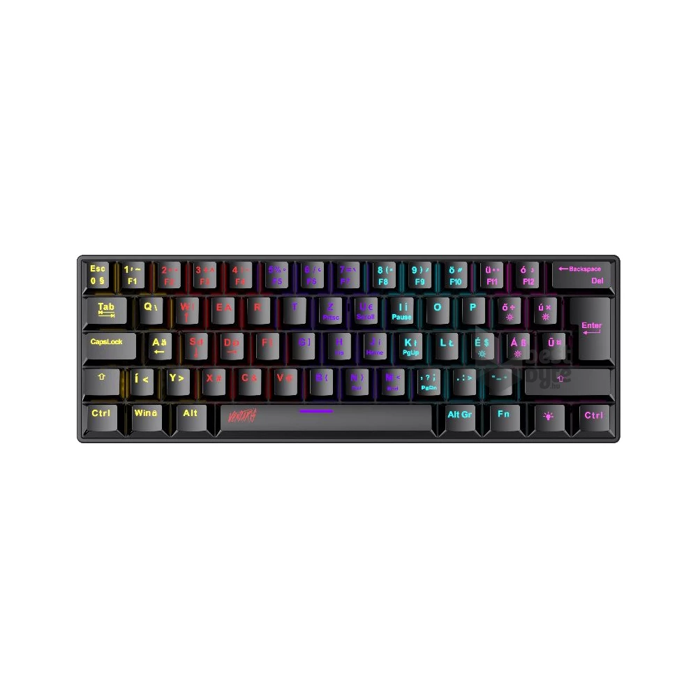 Ventaris Lissgard RGB (Blue Switch) HUN Mechanikus gamer billentyűzet