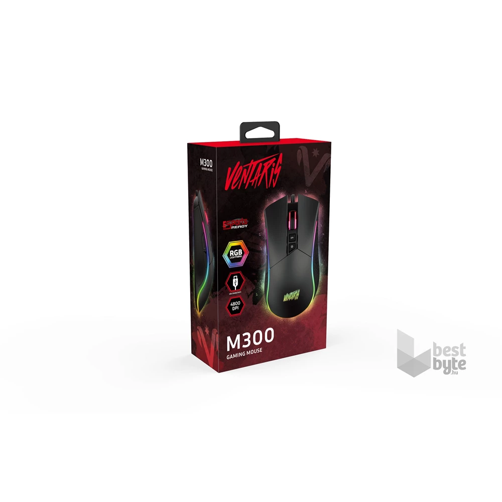 Ventaris M300 RGB gamer egér