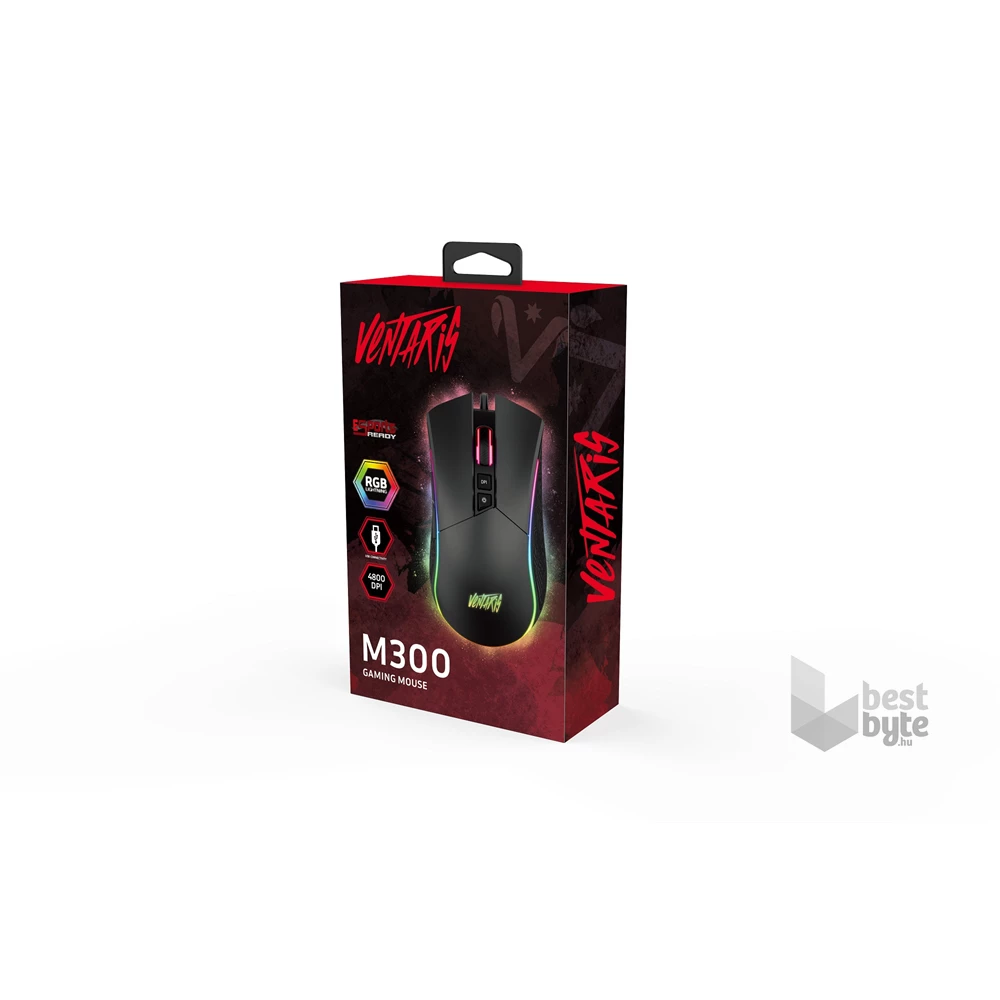 Ventaris M300 RGB gamer egér