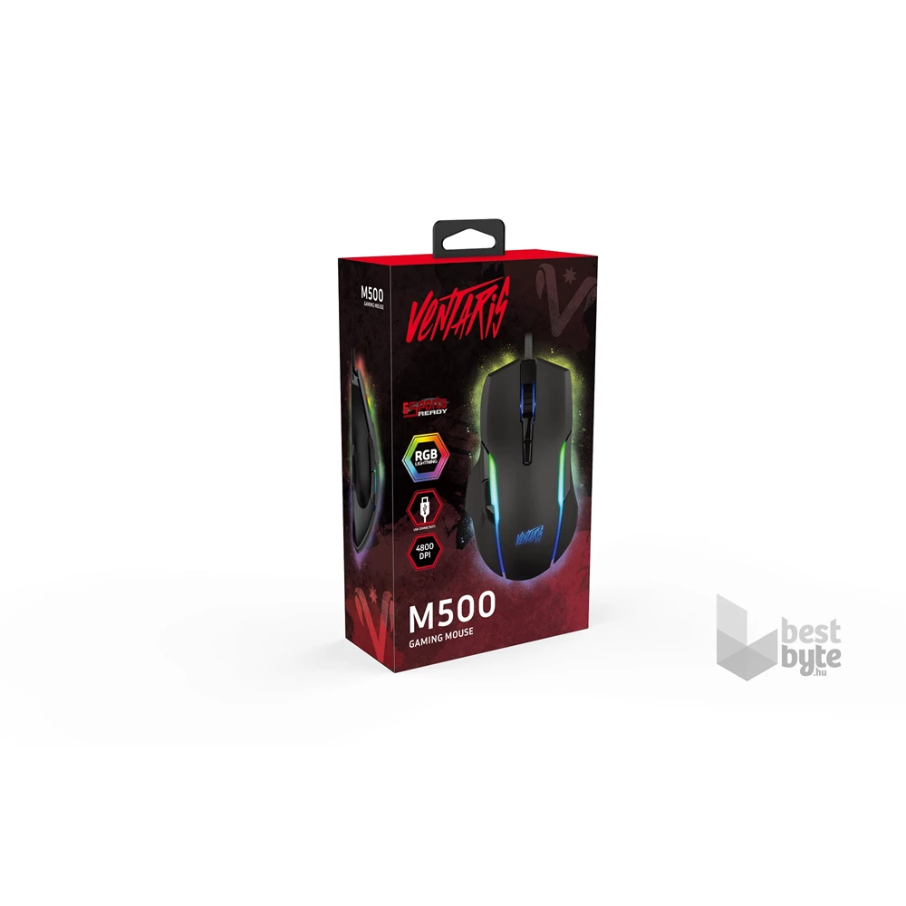 Ventaris M500 RGB gamer egér