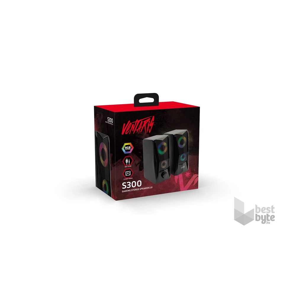 Ventaris S300 RGB gamer hangszóró