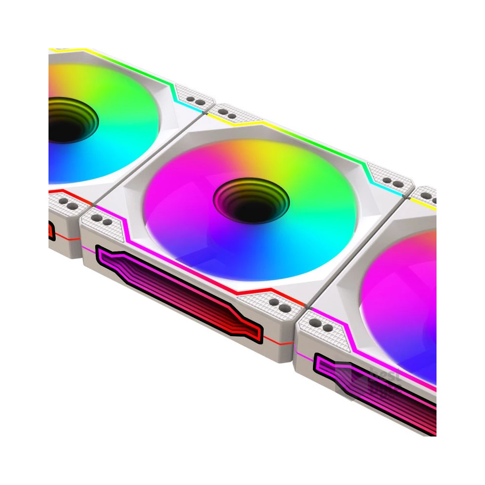 Ventaris VGCF120-1F-W Tempest RGB számítógép ventilátor fehér