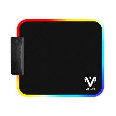 Ventaris VMP904-L Nebula RGB világítású Gamer egérpad textil-gumi, 450 x 400 x 2mm