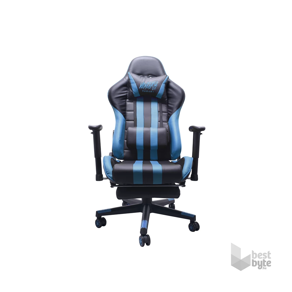 Ventaris VS500BL lábtámasszal! kék gamer szék