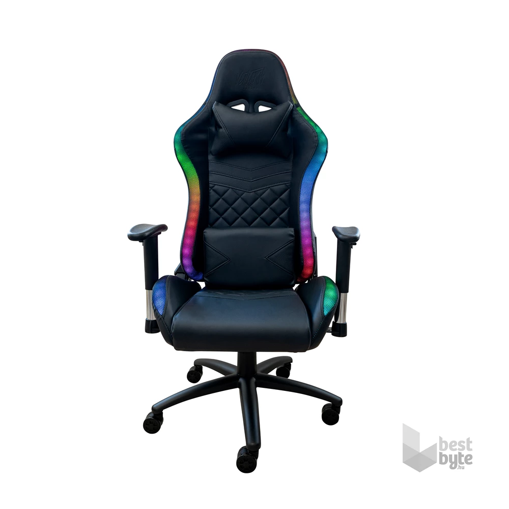 Ventaris VS800LED LED világítással fekete gamer szék