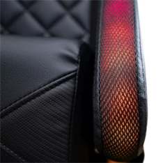 Ventaris VS800LED LED világítással fekete gamer szék (Újracsomagolt)