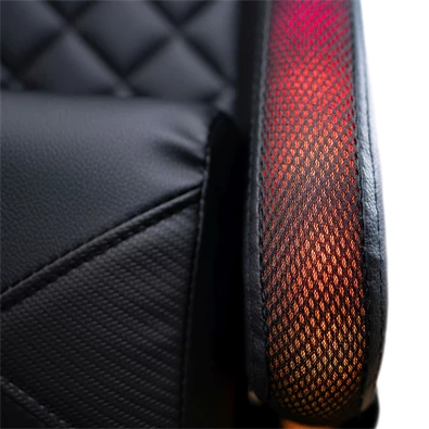 Ventaris VS800LED LED világítással fekete gamer szék (Újracsomagolt)