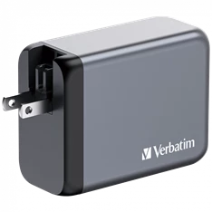 Verbatim 32204 GNC-200 GaN Charger 200W USB Type-A + 3xType-C hálózati töltő adapter