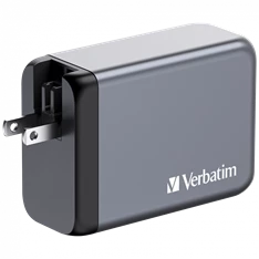 Verbatim 32205 GNC-240 GaN Charger 240W USB Type-A + 3xType-C hálózati töltő adapter