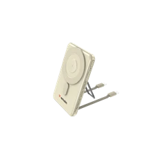 Verbatim 32253 Charge n Go 2C 5000mAh arany vezeték nélküli mágneses kitámasztható powerbank 2xUSB-C kábellel