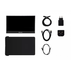 Verbatim 49590 14" PM-14 FHD IPS HDMI/USB-C fekete monitor