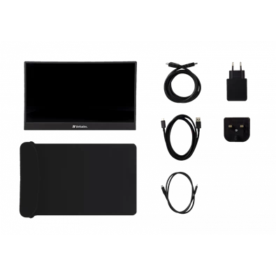 Verbatim 49590 14" PM-14 FHD IPS HDMI/USB-C fekete monitor