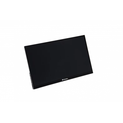 Verbatim 49591 14" PMT-14 FHD IPS HDMI/USB-C fekete fém borítású érintőképernyős monitor