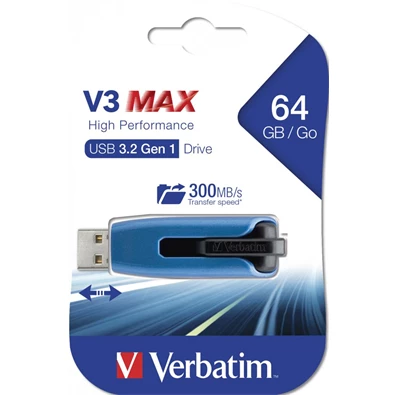 Verbatim 49807 Store`n`Go v3 max 64GB USB 3.0 Flash Drive