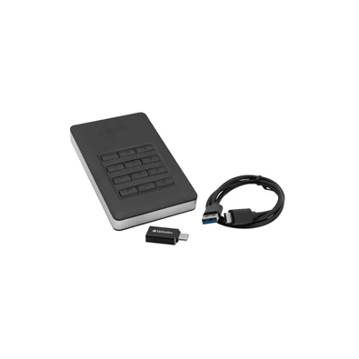 Verbatim 53401 1TB Store `n` Go Secure with Keypad Access külső winchester