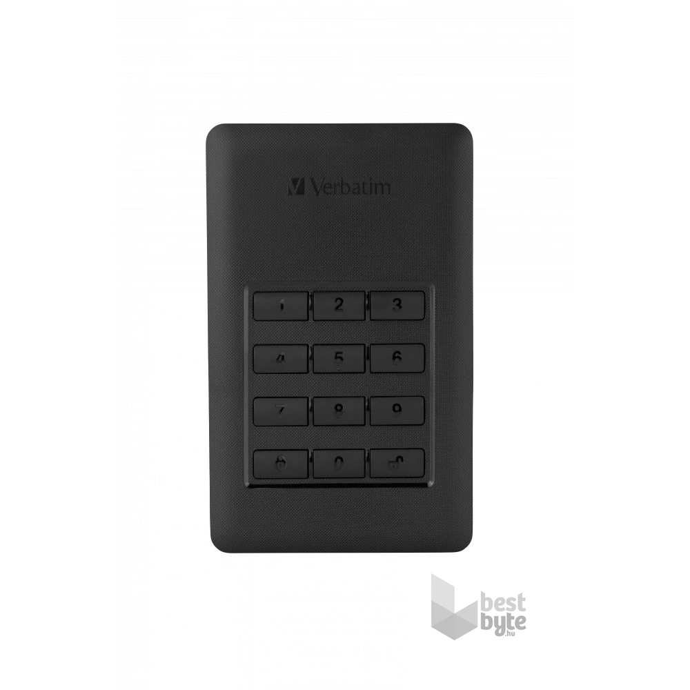 Verbatim 53403 2TB Store `n` Go Secure with Keypad Access külső winchester