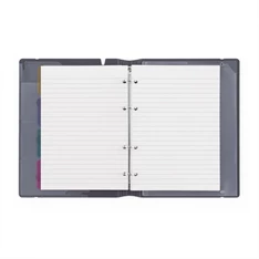 Verde A5 4 gyűrűs 3x30 vegyes lappal tégla gyűrűs mappa