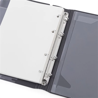 Verde A5 4 gyűrűs 3x30 vegyes lappal tégla gyűrűs mappa