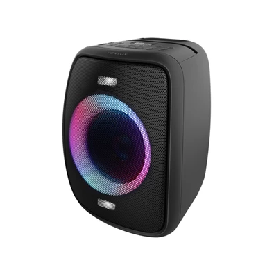 Vertux TROOP (60W, BTv5.1, 5200mAh, IPX4, 3,5mm port, RGB LED, fekete) hangszóró