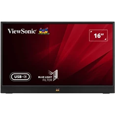 ViewSonic 15,6" VA1655 FHD IPS miniHDMI/USB-C hordozható monitor