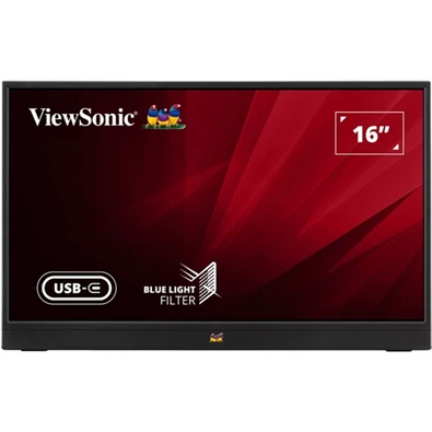 ViewSonic 15,6" VA1655 FHD IPS miniHDMI/USB-C hordozható monitor