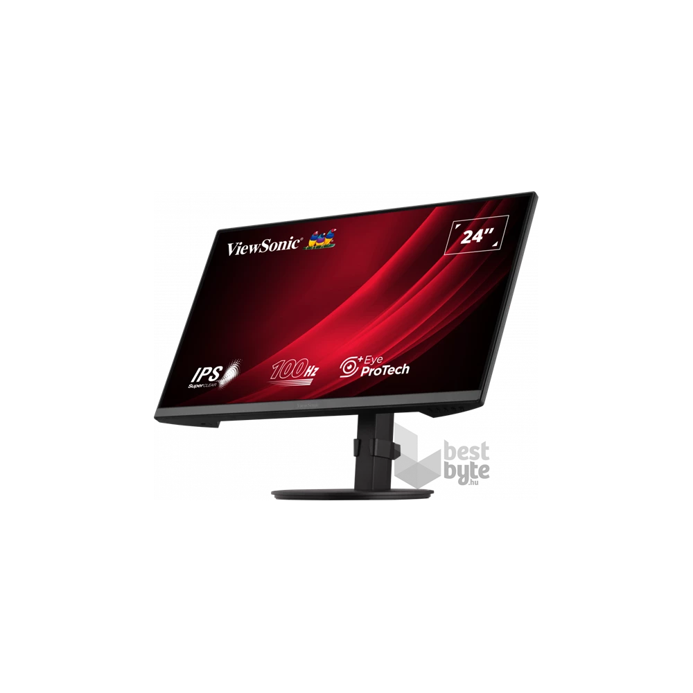 ViewSonic 23,8" VG2408A-MHD FHD IPS 100Hz DP/HDMI/VGA fekete LED monitor