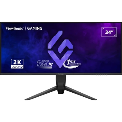 ViewSonic 34" VX3480-2K-PRO UWQHD VA 165Hz DP/HDMI/USB gamer monitor