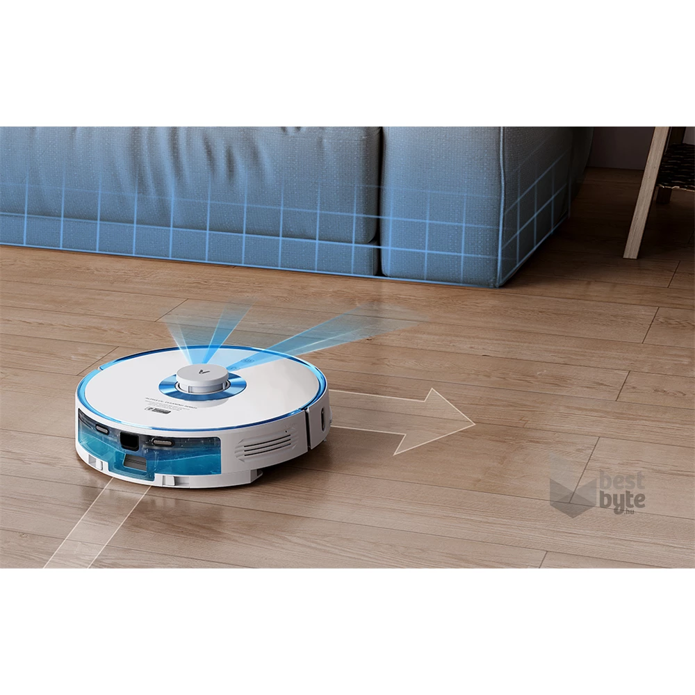 Xiaomi Viomi S9 Alpha UV porgyűjtő állomással fehér-kék száraz-nedves takarítórobot