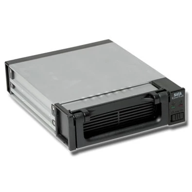 Vipower Mobil rack SATA + 2 fan Aluminium, FEKETE (VP-5010LSB) belső HDD ház