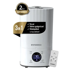 Vivamax GYVH48 Salty-Air „Premium” 3 az 1-ben ultrahangos párásító (Újracsomagolt) Vivamax GYVH48 Salty-Air „Premium” 3 az 1-ben ultrahangos párásító (Újracsomagolt)