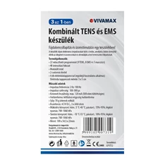 Vivamax GYVTT2 kombinált TENS és EMS készülék