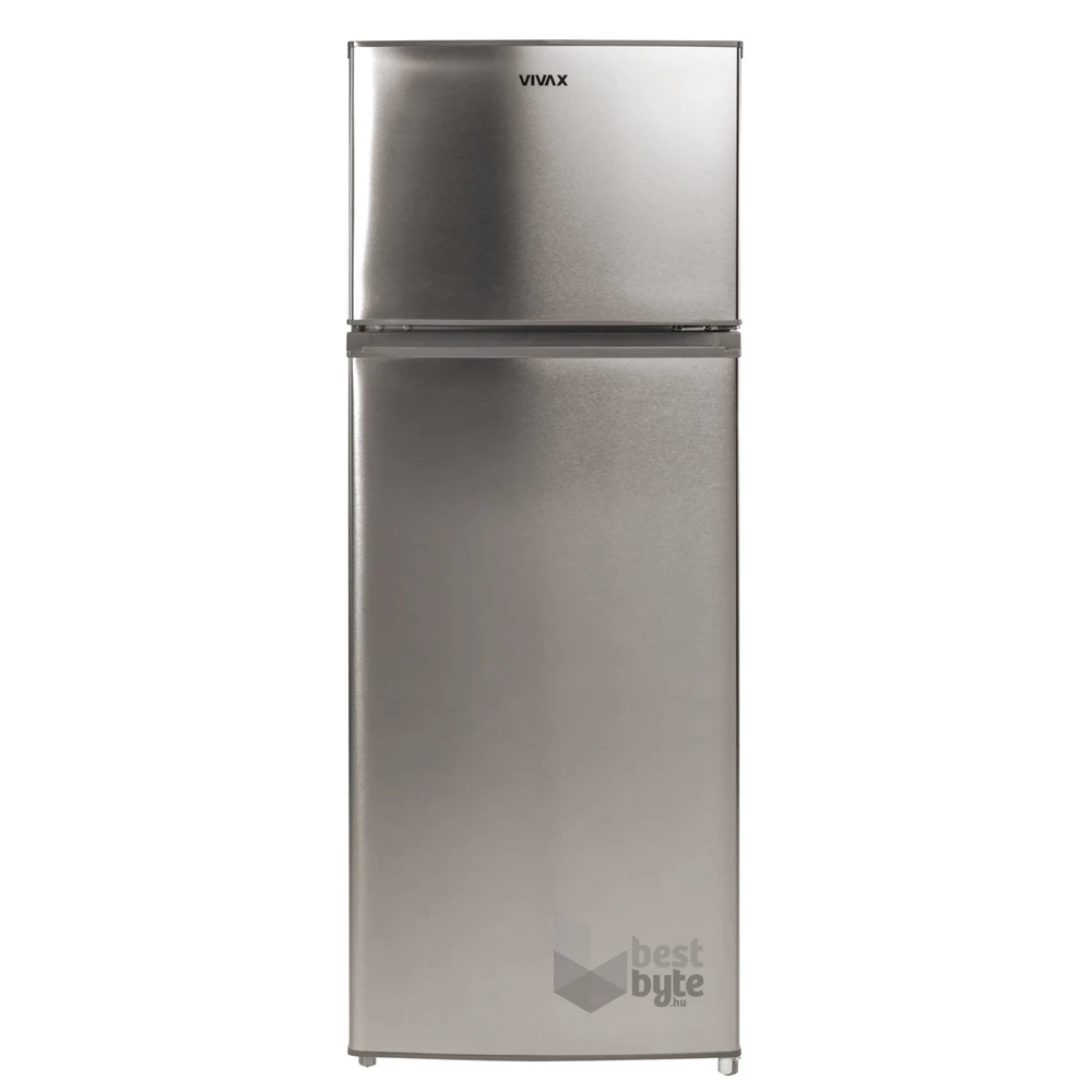 Vivax DD-207E X inox, felülfagyasztós, Hűtő:163L, Fagyasztó:41L, hűtőszekrény