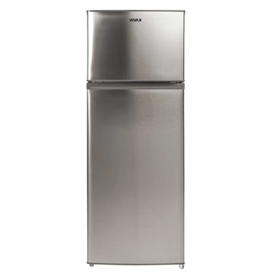 Vivax DD-207E X inox, felülfagyasztós, Hűtő:163L, Fagyasztó:41L, hűtőszekrény