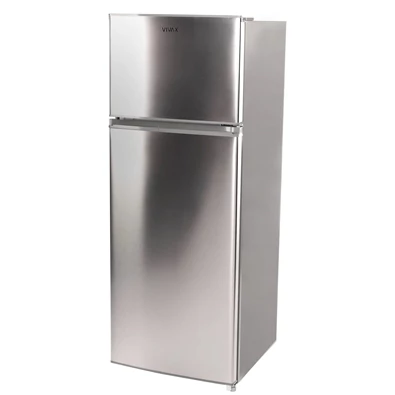 Vivax DD-207E X inox, felülfagyasztós, Hűtő:163L, Fagyasztó:41L, hűtőszekrény