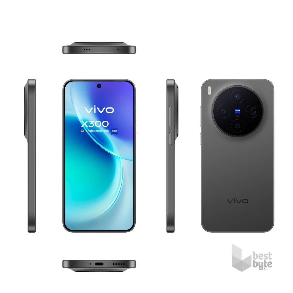Vivo X300 12/256GB DualSIM kártyafüggetlen okostelefon - fekete (Android)