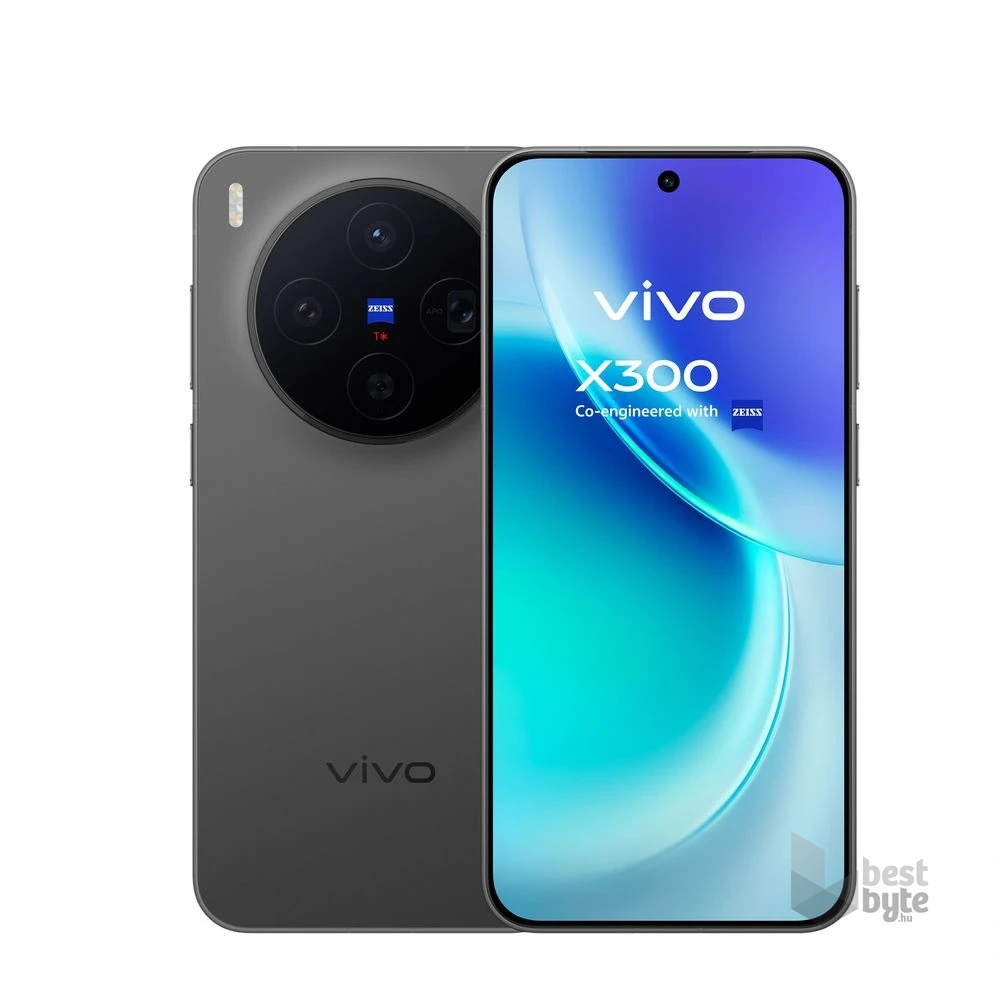 Vivo X300 12/256GB DualSIM kártyafüggetlen okostelefon - fekete (Android)