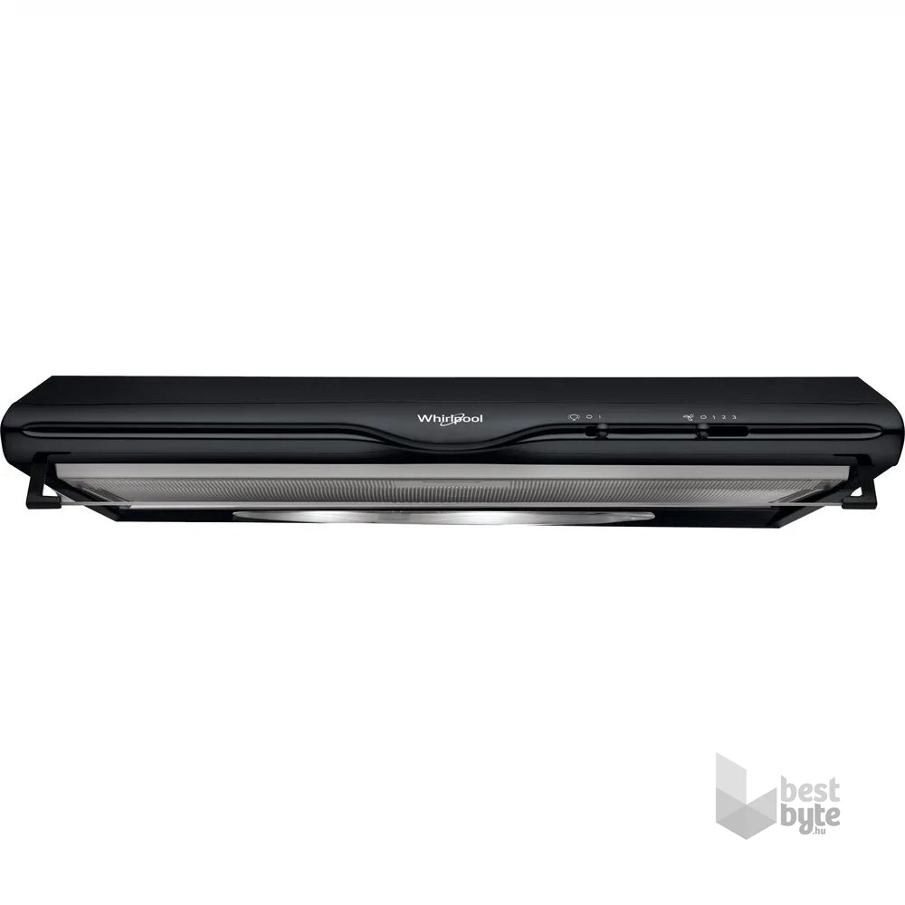 Whirlpool WCN 65 FLK fekete, beépíthető, döntött, méret:60 cm, zajszint:71 dB, páraelszívó