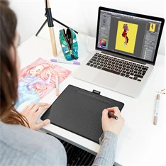 Wacom Intuos M fekete Bluetooth digitális rajztábla