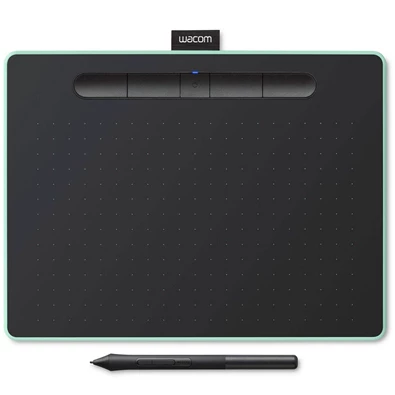 Wacom Intuos M pisztácia Bluetooth digitális rajztábla