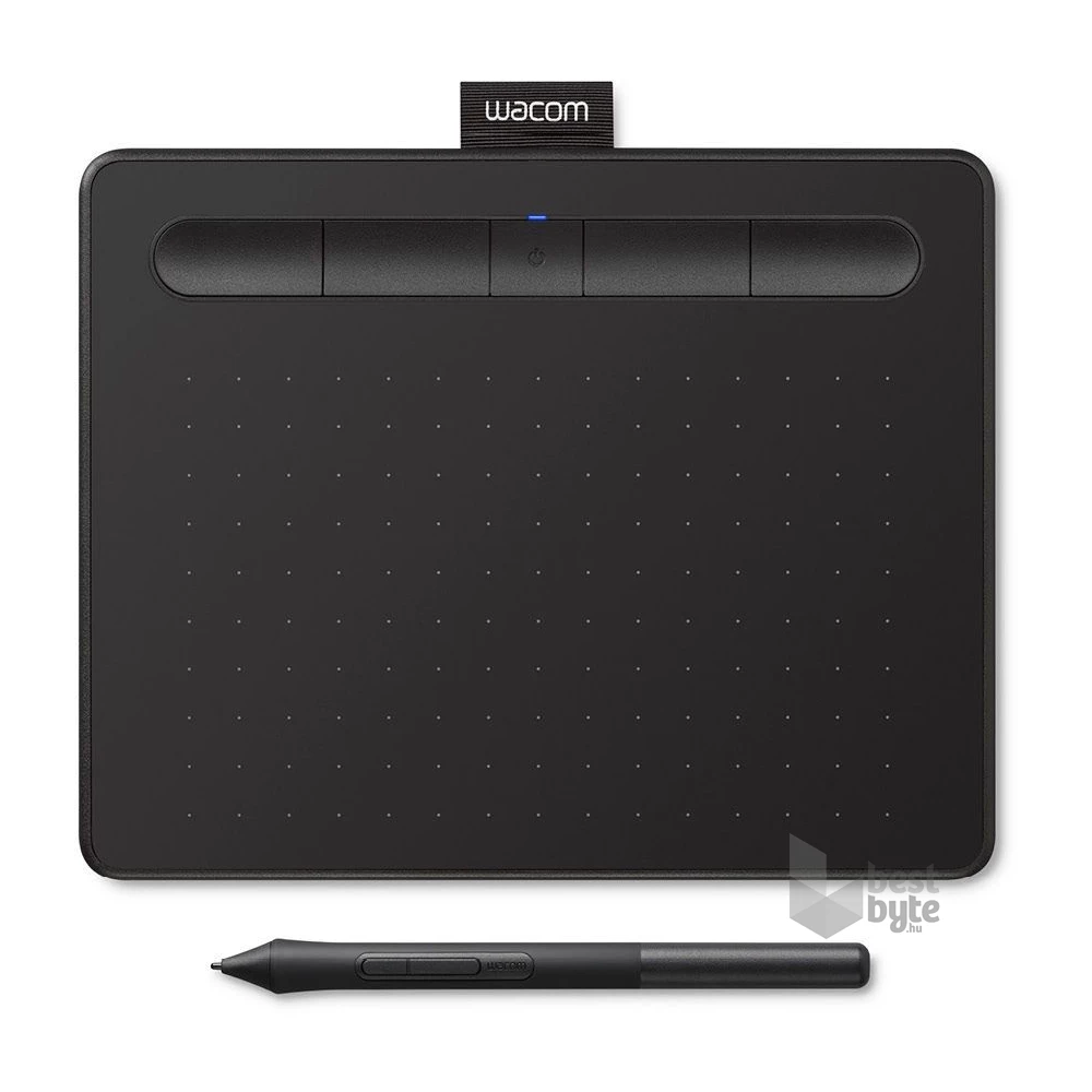 Wacom CTL-4100WLK-N Intuos S fekete Bluetooth digitális rajztábla