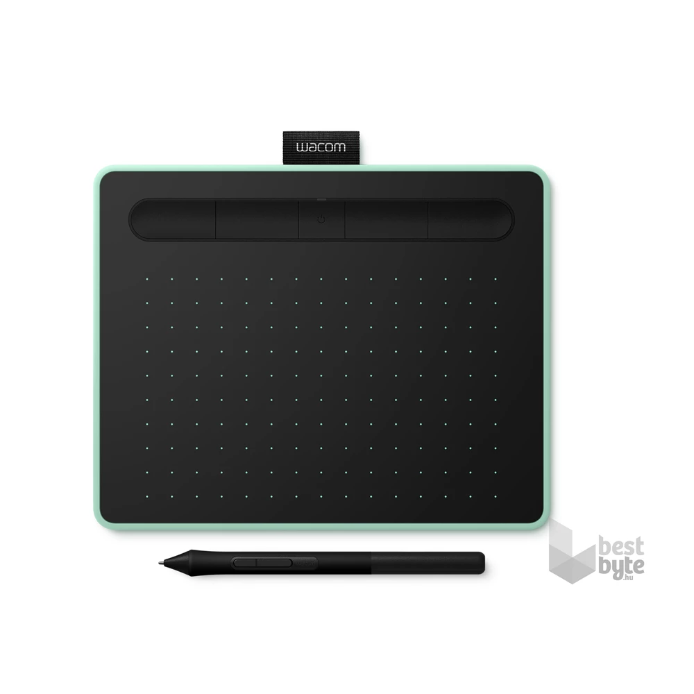 Wacom CTL-4100WLE-N Intuos S pisztácia Bluetooth digitális rajztábla
